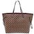Borsa tote Louis Vuitton Neverfull GM Damier Ebene Marrone