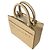 Pochette Bulgari in pelle beige