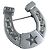 Spilla a forma di ferro di cavallo da uomo Christian Dior