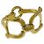 Céline Bracciale in metallo dorato con morsetto Celine