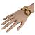 Céline Bracciale in metallo dorato con morsetto Celine - vista 10
