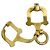 Céline Bracciale in metallo dorato con morsetto Celine - vista 6