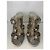 Sandali Jimmy Choo in PVC e cristalli con dettagli in pelle argentata Argento - vista 3