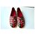 Louis Vuitton Espadrillas in pelle rossa e nera con logo T38 in ottime condizioni Rosso - vista 2