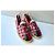 Louis Vuitton Espadrillas in pelle rossa e nera con logo T38 in ottime condizioni Rosso - vista 3