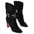 Jimmy Choo Open Toe Ankle Boots Black Suede  - view 1