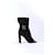 Jimmy Choo Open Toe Ankle Boots Black Suede  - view 2