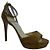 Stivaletti aperti in scamosciato nero Jimmy Choo Kayden Cammello