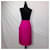 Yves Saint Laurent YSL Rive Gauche fuchsia Seidenkleid Pink Fuschia  - Ansicht 2