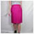Yves Saint Laurent YSL Rive Gauche fuchsia Seidenkleid Pink Fuschia  - Ansicht 5