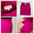 Yves Saint Laurent YSL Rive Gauche fuchsia Seidenkleid Pink Fuschia  - Ansicht 8