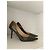 Jimmy Choo Agnes Lackleder Pumps Khaki - view 2