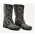 Stivali Biker con Borchie Jimmy Choo in Pelle Nera Nero - vista 2