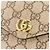 Borsa a Spalla Gucci Ophidia Web Line GG Supreme Marrone - vista 8