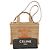 Céline Borsa a Spalla Celine Triomphe Logo Small Cabas Thais in Tweed Marrone Beige - vista 12