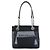 Borsa tote in pelle nera e rete Balenciaga Nero - vista 3
