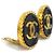 Orecchini a clip Chanel neri e dorati Nero D'oro - vista 2