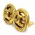 Orecchini a clip in oro Chanel D'oro - vista 3