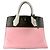 Borsa a mano in pelle City Steamer PM di Louis Vuitton Rosa Bianco Cachi