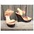 Sandali con zeppa Alexander McQueen Arancione Pelle - vista 2