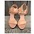 Sandali con zeppa Alexander McQueen Arancione Pelle - vista 3