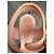 Sandali con zeppa Alexander McQueen Arancione Pelle - vista 4