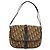 Borsa a Spalla in Tela Trotter Christian Dior Beige Oro Auth YKZ051 - vista 2