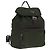 PRADA Backpack Nylon Khaki Silver Auth ARZ693 Silvery