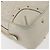 Borsa a mano Horsebit in pelle bianca e oro GUCCI 145770 Auth bs34368 Bianco D'oro - vista 12
