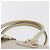 Borsa a mano Horsebit in pelle bianca e oro GUCCI 145770 Auth bs34368 Bianco D'oro - vista 8