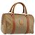 Céline Borsa Boston in tela Macadam CELINE PVC Beige Oro Auth INZ011 D'oro
