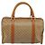 Céline Borsa Boston in tela Macadam CELINE PVC Beige Oro Auth INZ011 D'oro - vista 3