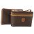 Céline Pochette in tela Macadam CELINE in pelle PVC 2 pezzi marrone Auth 166796