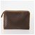 Céline Pochette in tela Macadam CELINE in pelle PVC 2 pezzi marrone Auth 166796 - vista 3