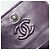 CHANEL Borsa a Spalla Matelassé Catena Camelia Velluto Viola Oro CC Auth YKZ1012V D'oro Porpora - vista 15