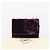 CHANEL Borsa a Spalla Matelassé Catena Camelia Velluto Viola Oro CC Auth YKZ1012V D'oro Porpora - vista 23