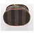 Pequin Fendi Chloe Borsa a Mano in Tela Pecan in Pelle 4 Pezzi Nero Marrone Auth BSZ448 - vista 18