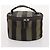 Pequin Fendi Chloe Borsa a Mano in Tela Pecan in Pelle 4 Pezzi Nero Marrone Auth BSZ448 - vista 20