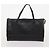 Pequin Fendi Chloe Borsa a Mano in Tela Pecan in Pelle 4 Pezzi Nero Marrone Auth BSZ448 - vista 8