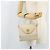 Borsa a mano GIVENCHY in pelle beige dorata Auth YKZ357 D'oro - vista 24