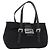 Borsa a mano FENDI Mamma Baguette in nylon nero argento Auth YKZ1005