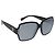 Lunettes de soleil CHANEL COCO Mark en plastique Noir 5385-A CC Auth BA11986