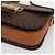 Céline Borsa a spalla in tela Macadam Horsebit CELINE in pelle PVC marrone e oro Auth YKZ475 D'oro - vista 10