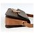 Céline Borsa a spalla in tela Macadam Horsebit CELINE in pelle PVC marrone e oro Auth YKZ475 D'oro - vista 5
