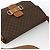 Céline Borsa a spalla in tela Macadam Horsebit CELINE in pelle PVC marrone e oro Auth YKZ475 D'oro - vista 6