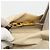 PRADA Borsa a Mano Nylon 2way Beige Oro Auth INZ076A D'oro - vista 18
