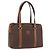 Céline Borsa a mano in tela Macadam CELINE in pelle PVC marrone oro Auth ka3666 D'oro
