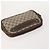 Bolso de Hombro GG Canvas Gucci PVC 5 Set Negro Beige Auth 174402 - vista 10