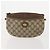 Bolso de Hombro GG Canvas Gucci PVC 5 Set Negro Beige Auth 174402 - vista 13