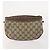 Bolso de Hombro GG Canvas Gucci PVC 5 Set Negro Beige Auth 174402 - vista 14